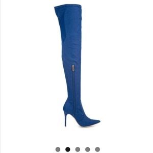Cape Robbin - denim over the knee boots  - size 7
